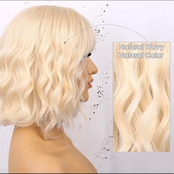 Short Bob Wigs with Bangs - Picture 5 of 7